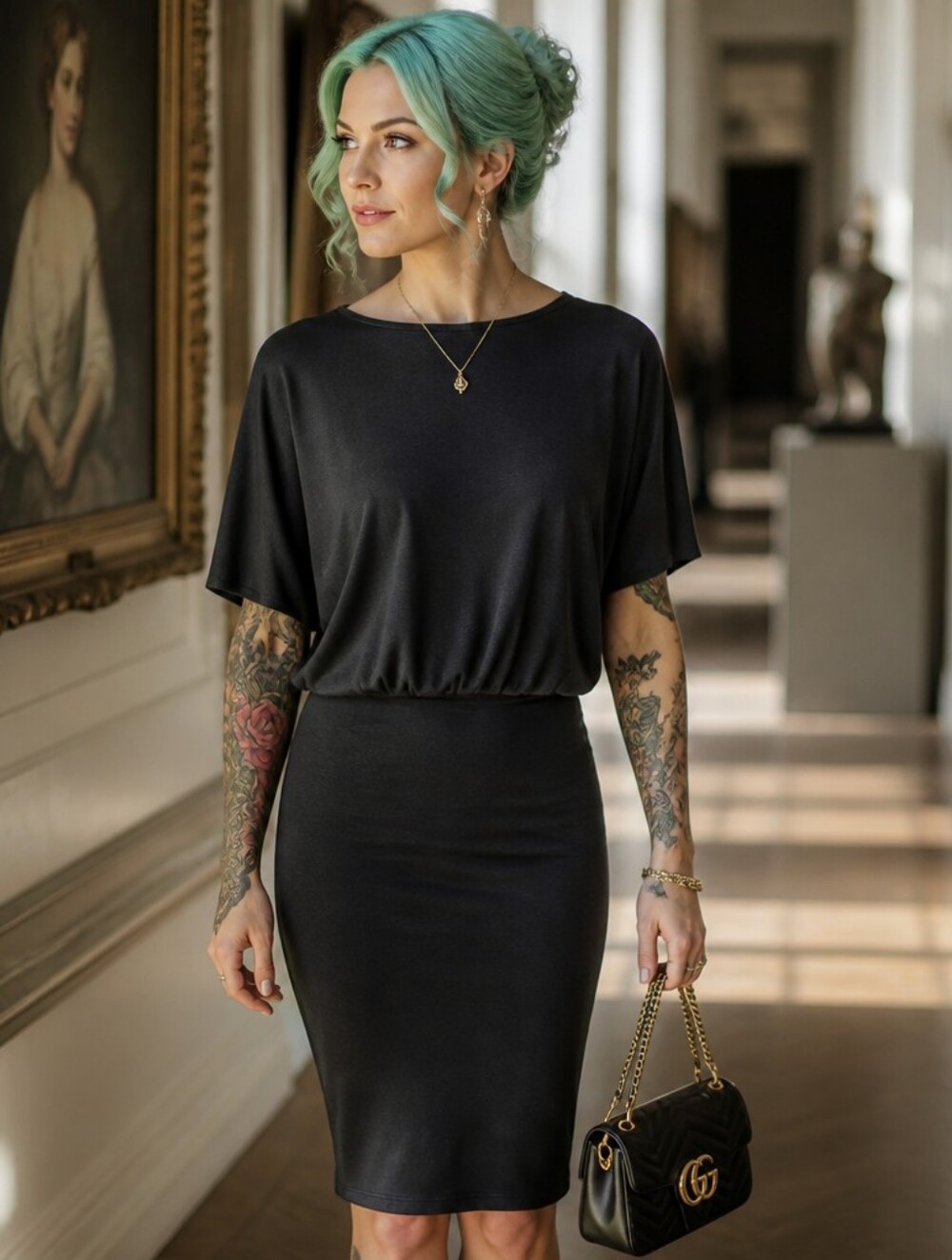 Zadig & Voltaire Black Knit Mini Dress